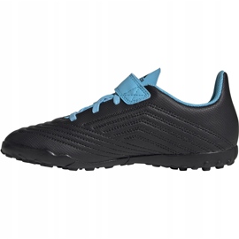 Adidas Predator 19.4 H&amp;L Tf Junior fotbollsskor svartblå G25827 1