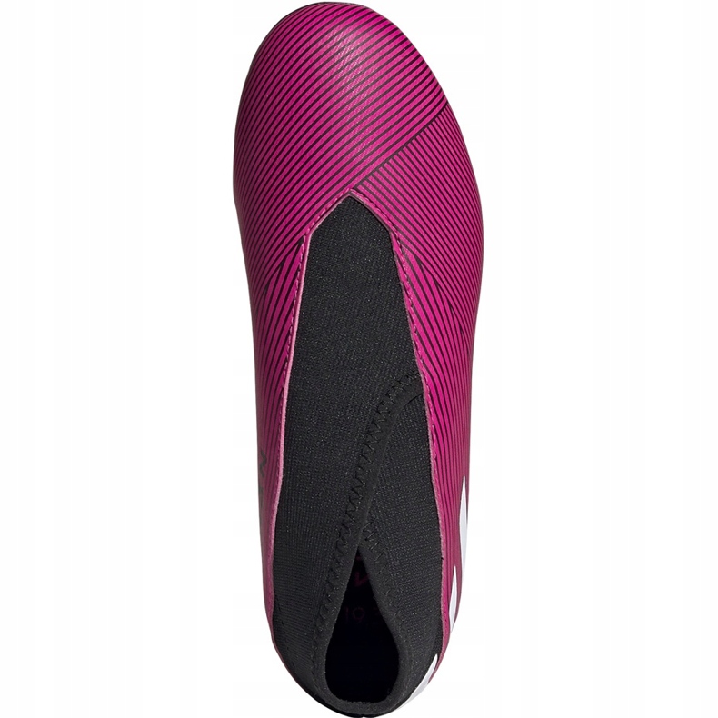 Adidas Nemeziz 19.3 Ll Fg Jr rosa fotbollsskor EF8848 svart 1