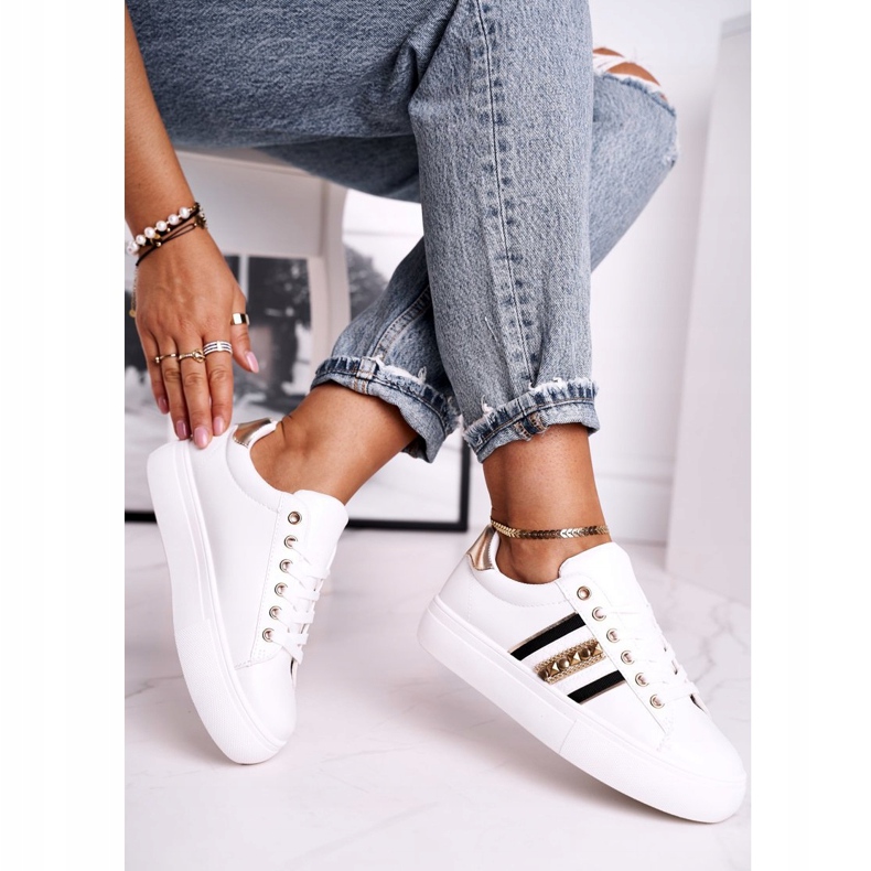 FB1 Kvinnors sportskor Vit Rylee 2