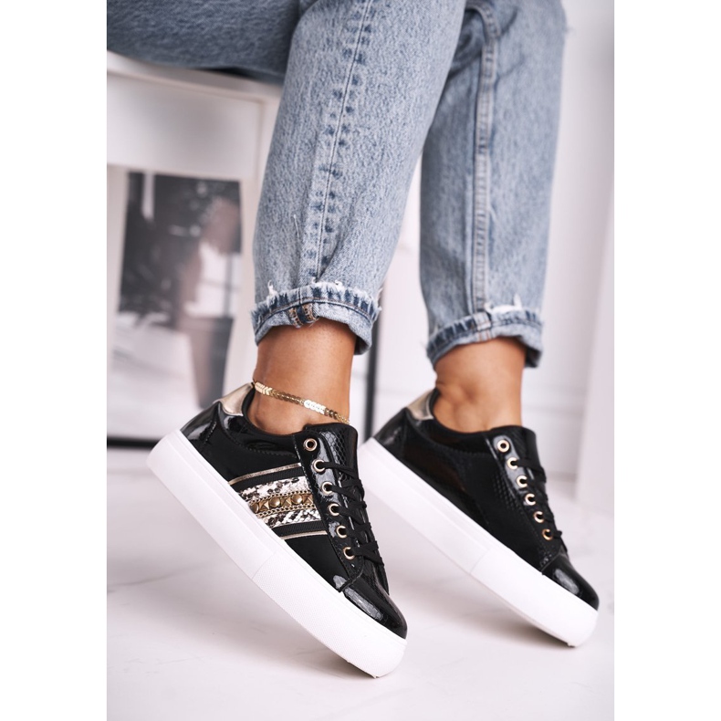 FB1 Kvinnors sportskor Svart Rylee 1