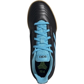 Adidas Predator 19.4 In Sala Junior fotbollsskor svart och blå G25830 1