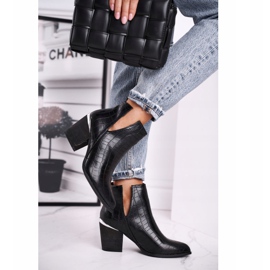 FB1 Dam stövlar på hälen Ruben svart 2