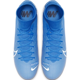 Nike Mercurial Superfly 7 Academy FG / MG AT7946 414 fotbollsskor mångfärgad blå 1