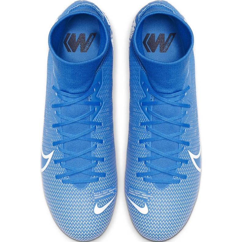 Nike Mercurial Superfly 7 Academy FG / MG AT7946 414 fotbollsskor mångfärgad blå 1