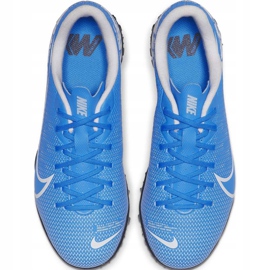 Nike Mercurial Vapor 13 Academy Tf Junior AT8145 414 fotbollsskor blå blå 1