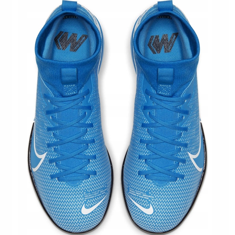 Nike Mercurial Superfly 7 Academy Ic Junior AT8135 414 fotbollsskor mångfärgad blå 1