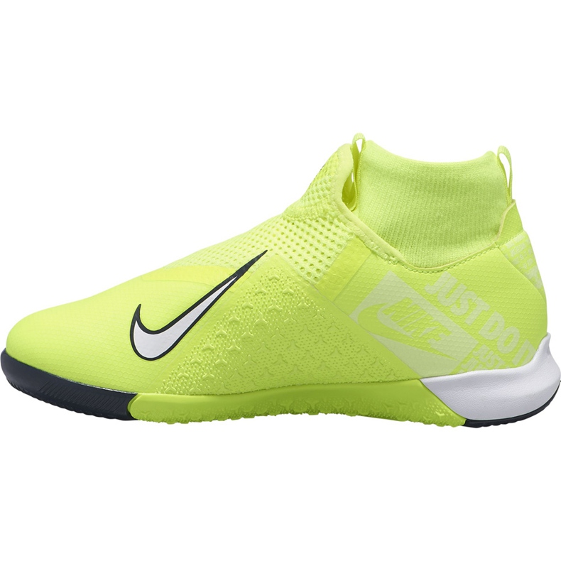 Nike Phantom Vsn Academy Df Ic Junior AO3290 717 fotbollsskor gul gul 1