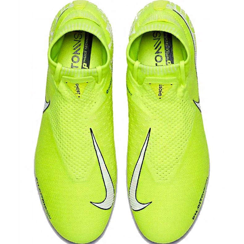 Nike Phantom Vsn Elite Df Sg Pro Ac AO3264 717 fotbollsskor svart grön 1