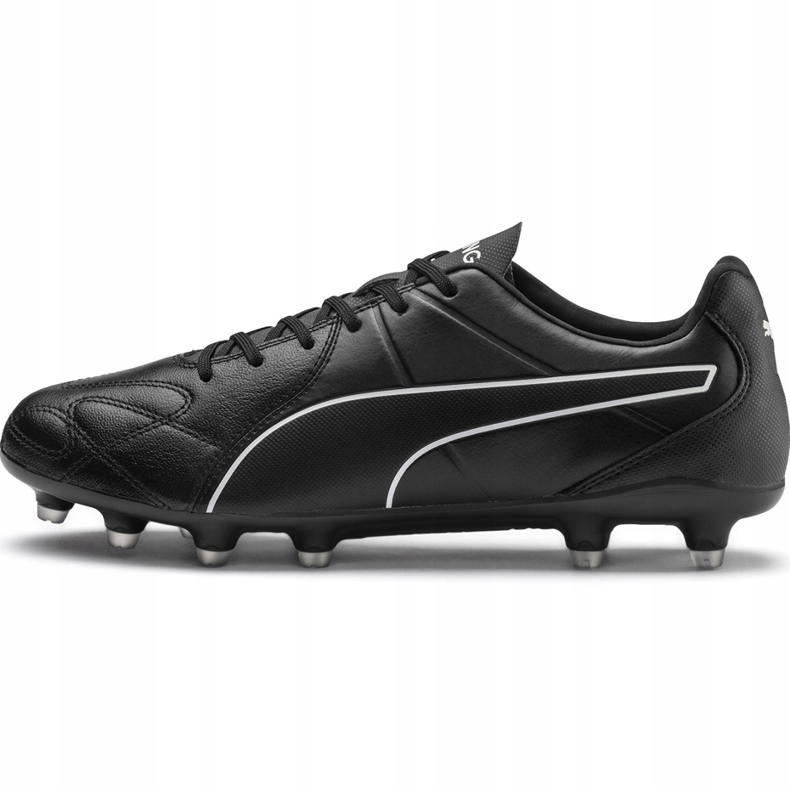 Puma King Hero Fg fotbollsskor svartvita 105609 01 1