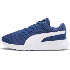 Puma St Activate Ac Ps barnskor blå 369070 08 vit 1