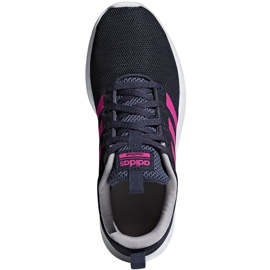 Adidas Lite Racer Cln K barnskor BB7045 marinblå och rosa 1