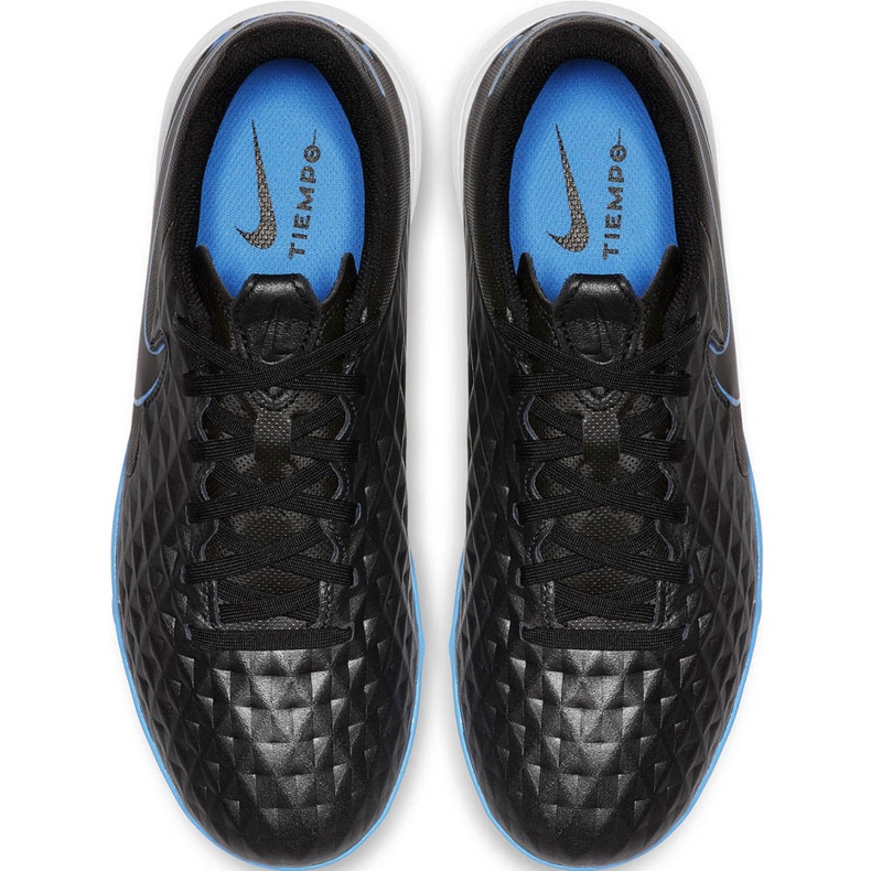 Nike Tiempo Legend 8 Academy Tf Junior AT5736 004 fotbollsskor svart svart 1