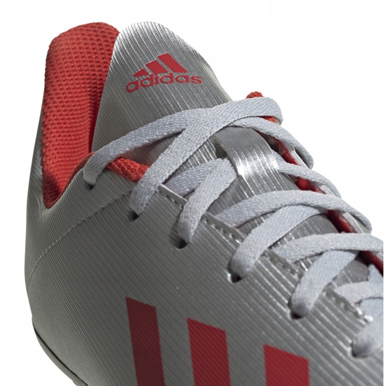 Fotbollsskor adidas X 19.4 FxG Jr silver F35362 mångfärgad 1