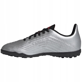 Fotbollsskor adidas Predator 19.4 Tf Jr silver G25825 mångfärgad 1