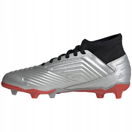 Fotbollsskor adidas Predator 19.3 Fg Jr silver G25795 mångfärgad silver- 1