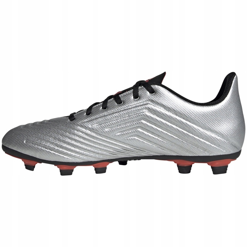 Fotbollsskor adidas Predator 19.4 FxG silver F35597 1