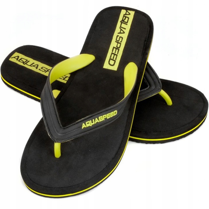 Aqua-speed Faro tofflor för män pool 38 svart 1