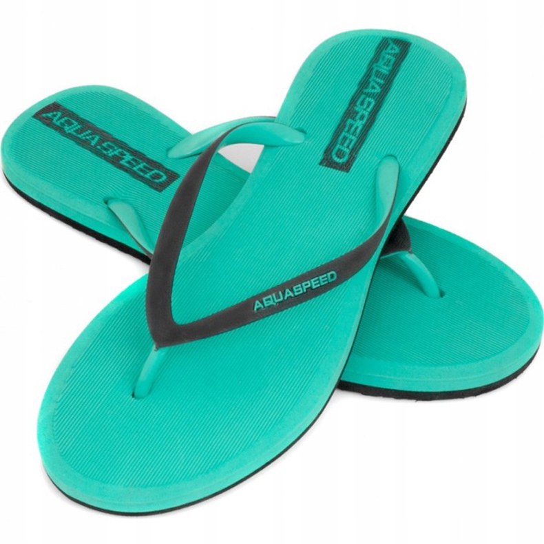 Aqua-speed Genoa pooltofflor för dam, col.01 blå 1