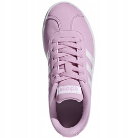 Adidas Vl Court 2.0 K rosa skor DB1517 1