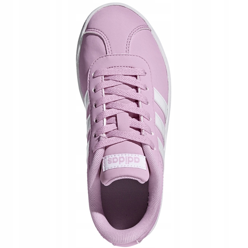 Adidas Vl Court 2.0 K rosa skor DB1517 1