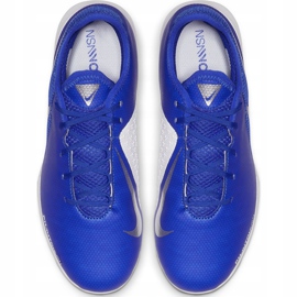 Nike Phantom Vsn Academy Ic Jr AR4345 410 fotbollsskor mångfärgad blå 1