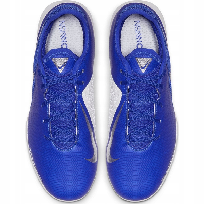 Nike Phantom Vsn Academy Ic Jr AR4345 410 fotbollsskor mångfärgad blå 1
