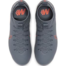 Nike Mercurial Superfly 6 Academy Mg Jr AH7337 408 fotbollsskor mångfärgad grå 1