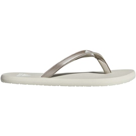 Adidas Eezay Flip Flop vita tofflor F35034 för kvinnor grå 2
