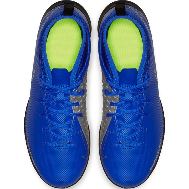 Nike Phantom Vsn Club Df Tf Jr AO3294 400 fotbollsskor mångfärgad blå 1