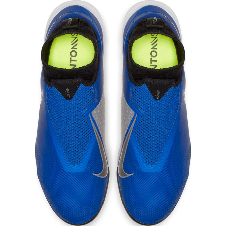 Nike React Phantom Vsn Pro Df Ic AO3276 400 fotbollsskor mångfärgad blå 1