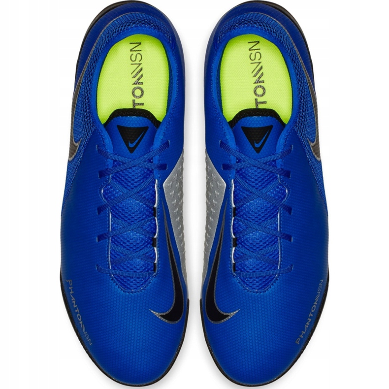 Nike Phantom Vsn Academy Tf AO3223 400 fotbollsskor blå blå 1