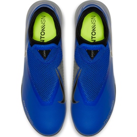 Nike Phantom Vsn Academy Df Ic AO3267 400 fotbollsskor blå 1