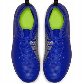 Nike Phantom Vsn Club Df Fg Mg Jr AO3288 400 fotbollsskor mångfärgad blå 1