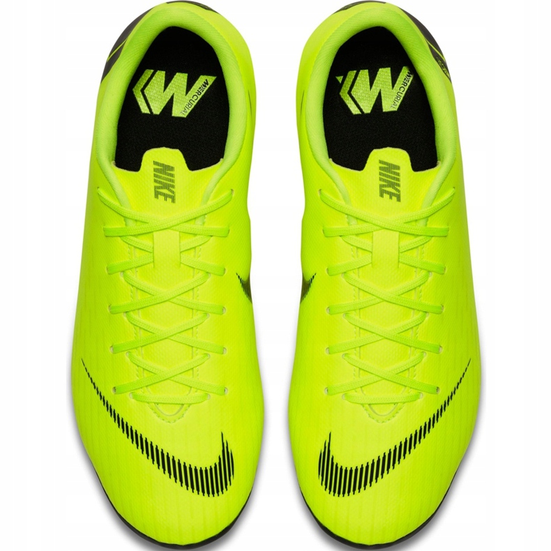 Nike Mercurial Vapor 12 Academy Mg Jr AH7347 701 fotbollsskor mångfärgad gul 1