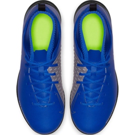 Nike Phantom Vsn Club Df Ic Jr AO3293 400 fotbollsskor blå blå 1