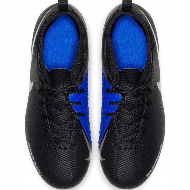 Nike Phantom Vsn Club Df Fg Mg Jr AO3288 004 fotbollsskor svart svart 1