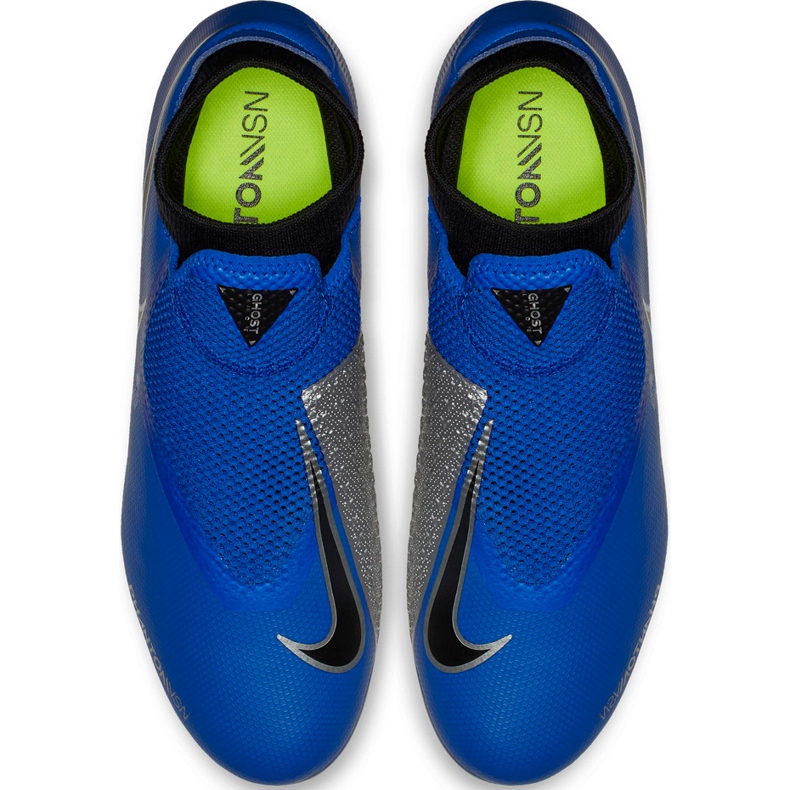 Nike Phantom Vsn Academy Df FG / MG AO3258 400 fotbollsskor mångfärgad blå 1