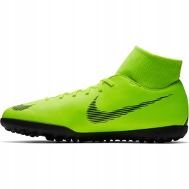 Nike Mercurial Superfly 6 Club Tf AH7372 701 fotbollsskor mångfärgad grön 1