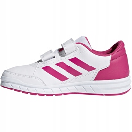 Adidas AltaSport Cf K vita och rosa barnskor D96828 1