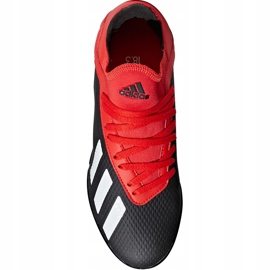 Adidas X 18.3 Tf Jr BB9402 fotbollsskor svart svart 1