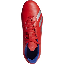 Adidas X 18.4 FxG Jr röda BB9379 fotbollsskor mångfärgad 1