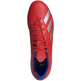 Adidas X 18.4 Fg fotbollsskor röda BB9376 mångfärgad 1