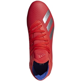 Adidas X 18.3 Fg Jr röda fotbollsskor BB9371 mångfärgad 1