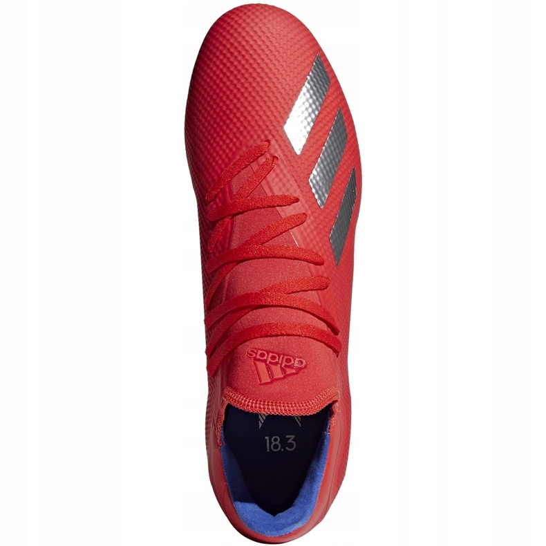 Adidas X 18.3 Fg fotbollsskor röda BB9367 mångfärgad 1