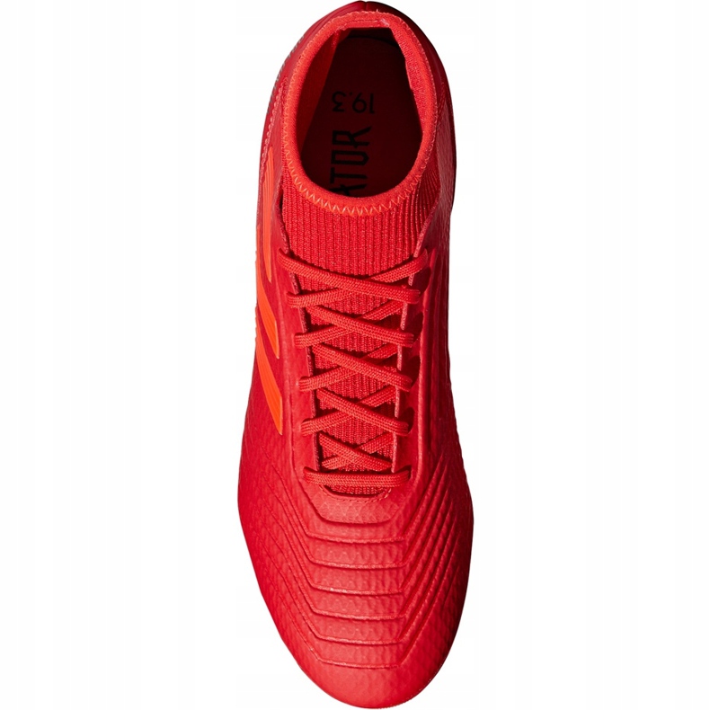 Adidas Predator 19.3 Fg BB9334 fotbollsskor mångfärgad röd 1