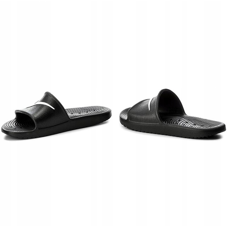 Nike Kawa Shower svarta tofflor för kvinnor 832655 001 2