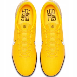 Nike Mercurial Vapor X 12 Academy Neymar Tf AO3121 710 fotbollsskor gul 1