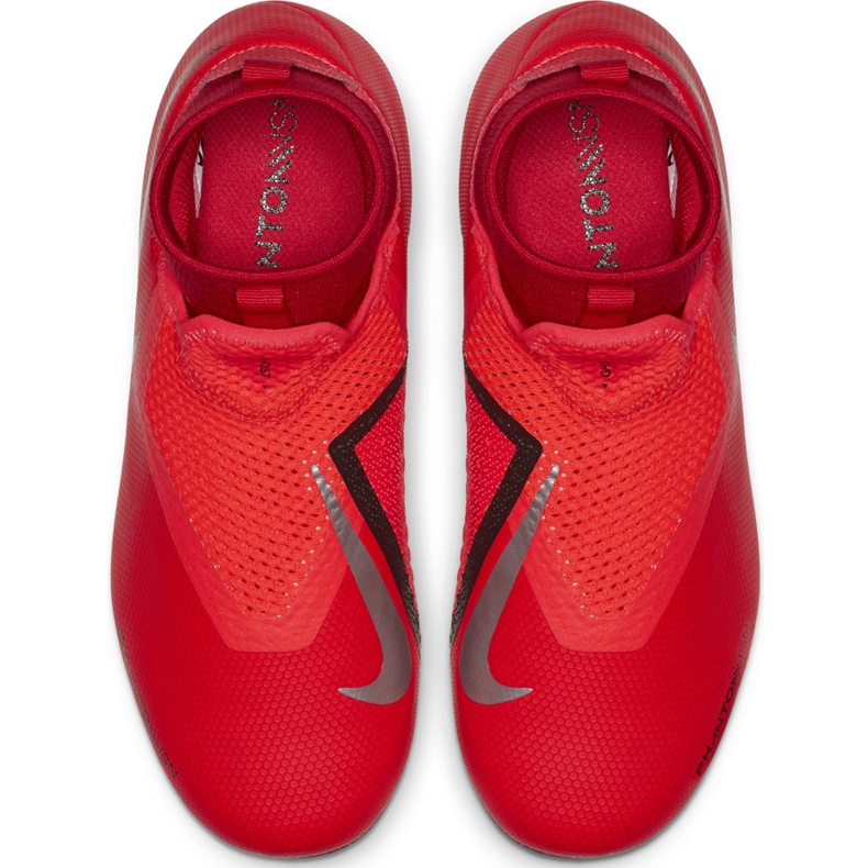 Nike Phantom Vsn Academy Df FG / MG Jr AO3287 600 fotbollsskor röd röd 1