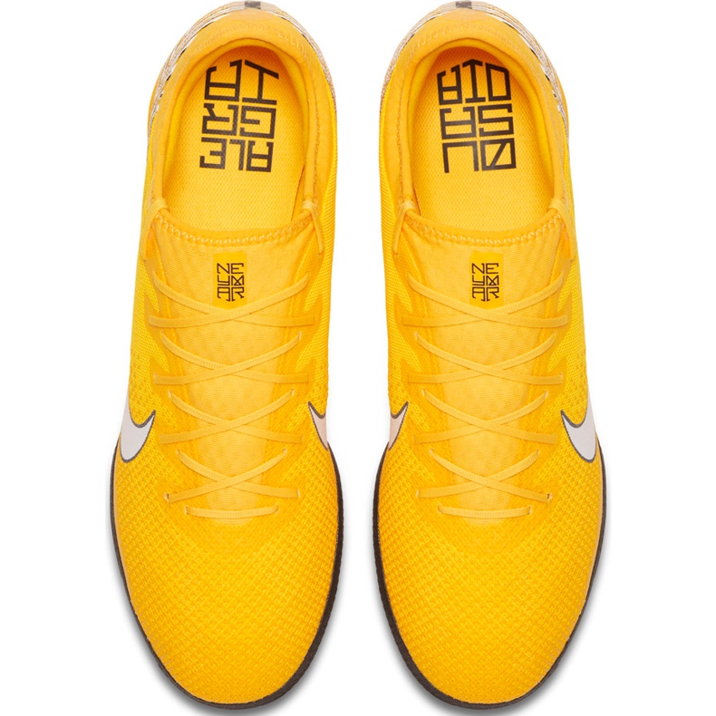 Nike Mercurial Vapor 12 Pro Neymar Ic AO4496 710 fotbollsskor mångfärgad gul 1