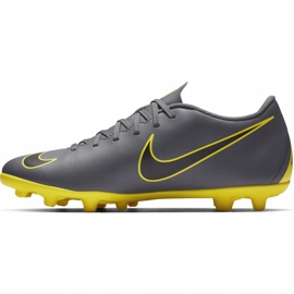 Nike Mercurial Vapor 12 Club Mg AH7378 070 fotbollsskor grå, gul grå 1
